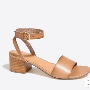J Crew Block Heeled Sandals